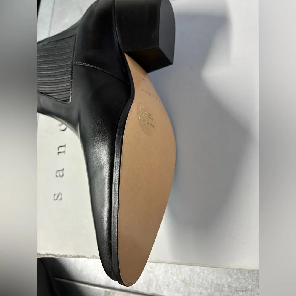 Sandro Black Ankle Boots - Picture 8 of 9